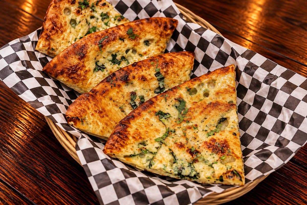 Onion And Cilantro Naan