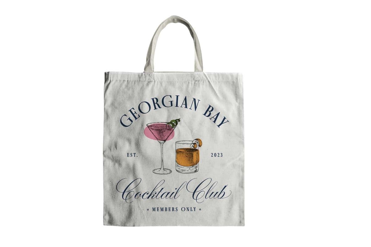 Georgian Bay Cocktail Club Tote Bag