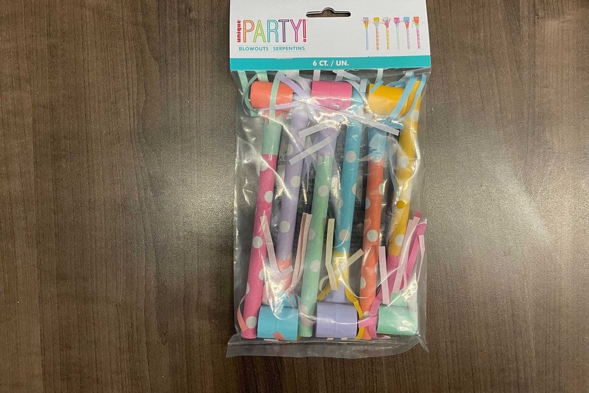 Blowout Long Stem Bright Fringe 6pk
