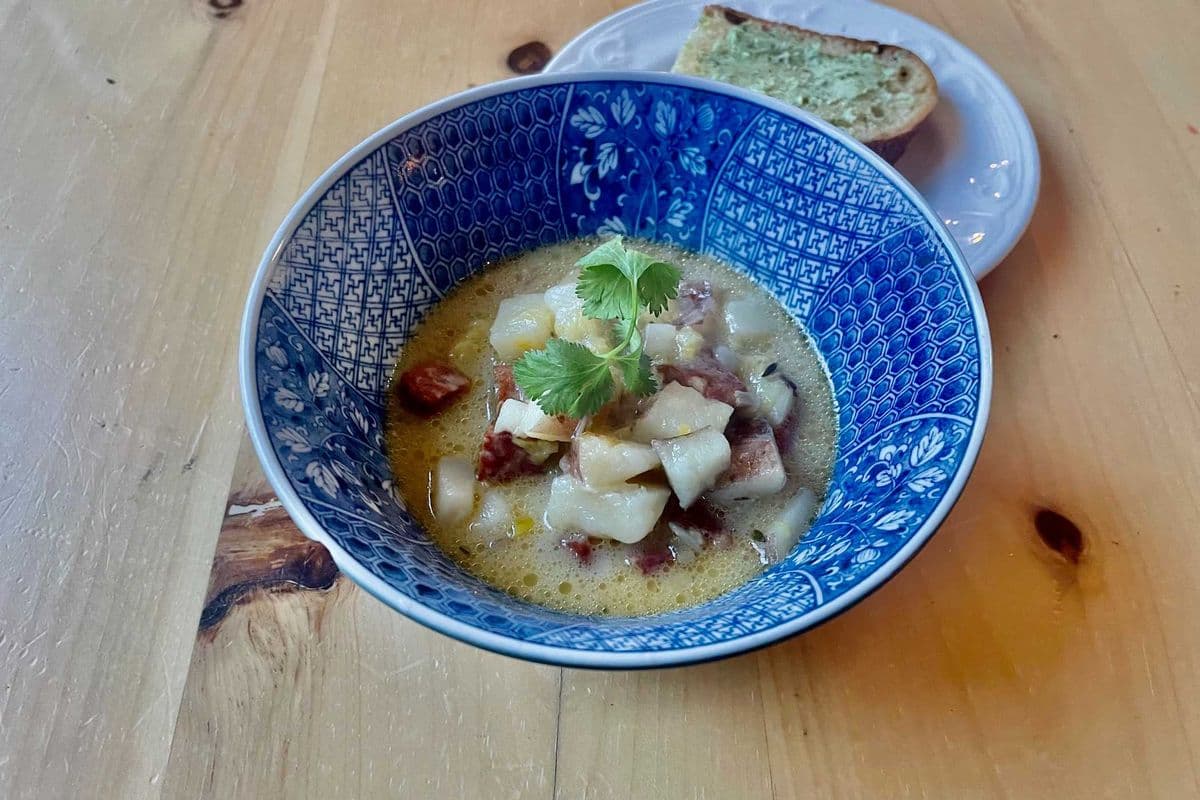 Courge musquée, carotte, pomme et soupe maigre / Butternut squash, carrot, apple and lean soup (8 oz)