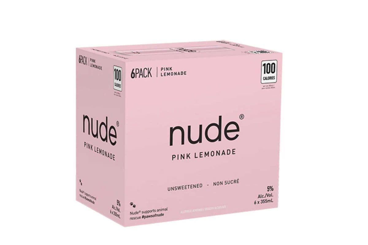 Nude Vodka Soda Pink Lemonade (6 x 355ml)