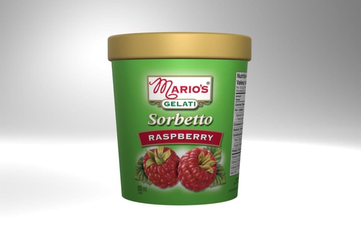 Raspberry Sorbetto (500 ml Tub)