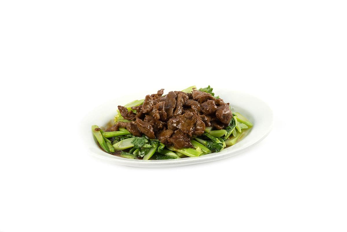 100. Bœuf sauté au brocoli chinois / Fried Beef with Chinese Broccoli