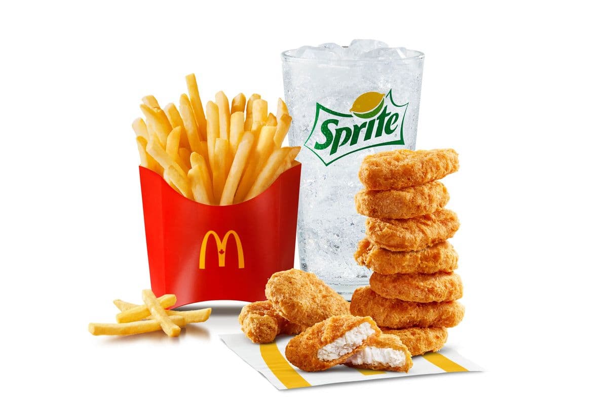 10 Spicy McNuggets Extra Value Meal [850-1200 Cals]