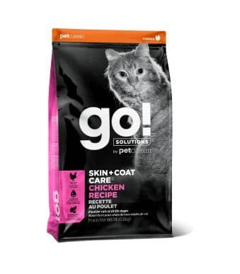 Petcurean GO! SOLUTIONS Skin + Coat Care Chicken Recipe With Grains For Cats