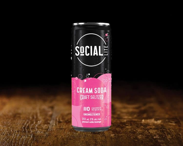 Social Lite Cream Soda Social Lite Cream Soda