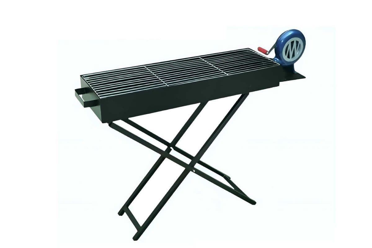 BBQ Portable Grill with Fan (30 X 80 cm)