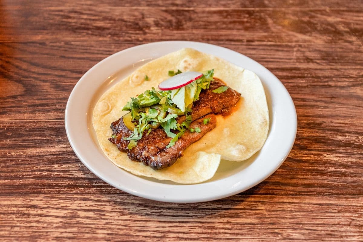 Ox Tongue Taco