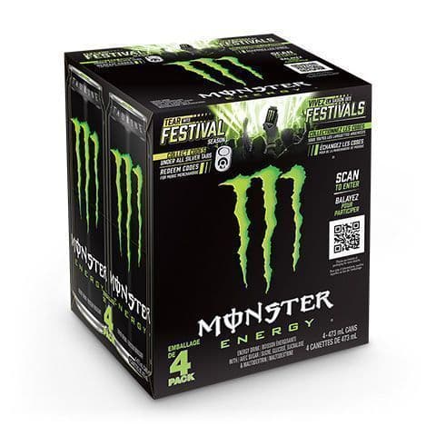 Monster Energy (4 pack) (was $20.79)