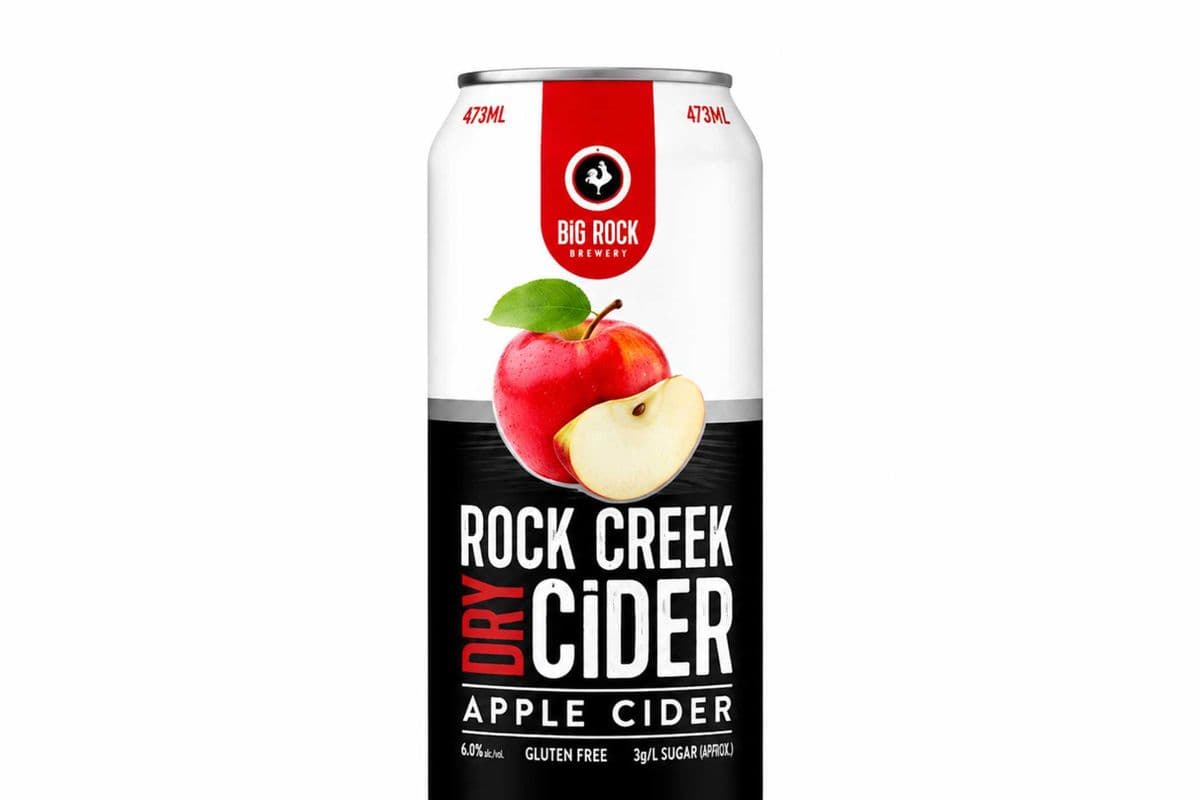 Big Rock - Rock Creek Dry Apple Cider 473 ML (1 x 473ML)