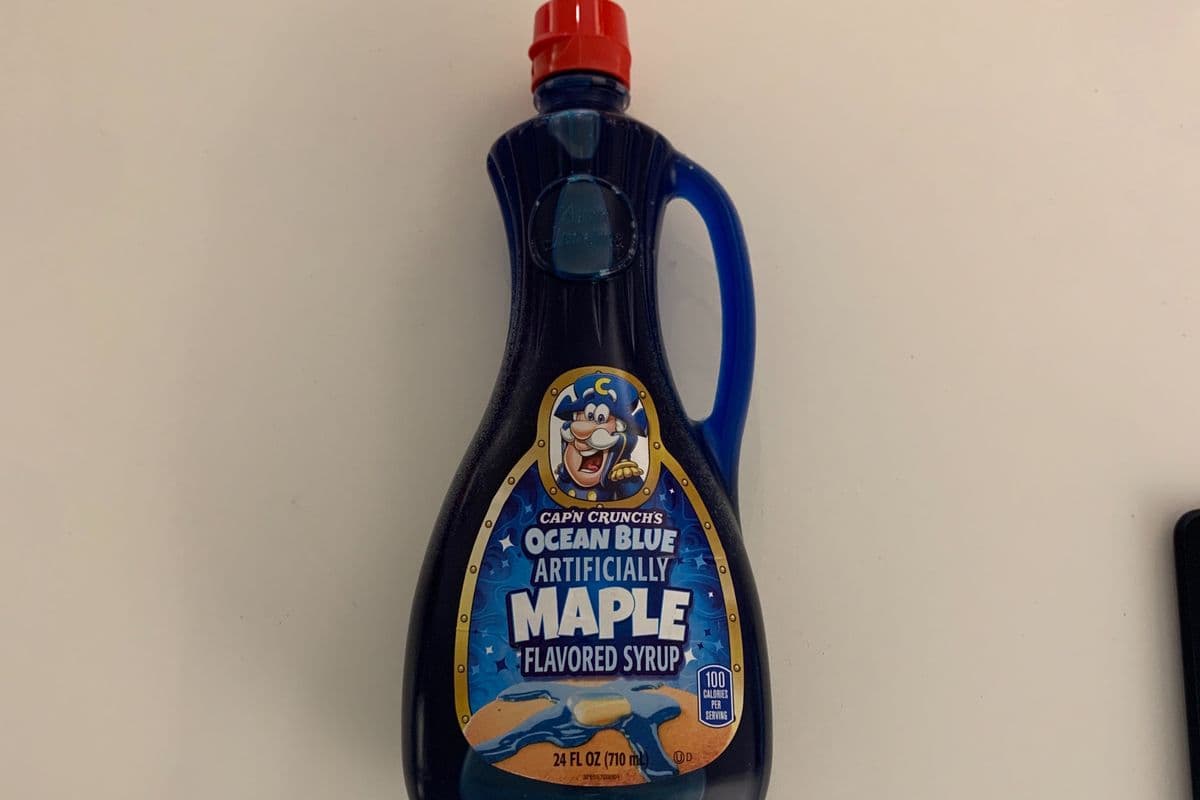 Cap’n Crunches Ocean Blue Maple Flavored Syrup 710ml