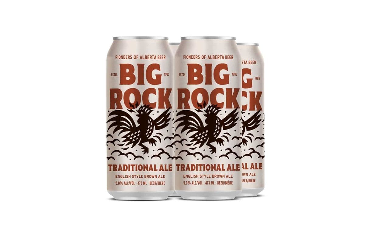 840151. BIG ROCK TRADITIONAL ALE (4 x 473ML (CANS))