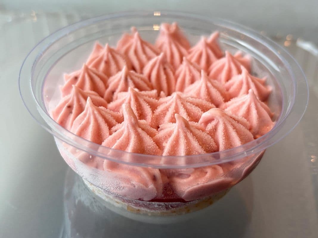 Strawberry Mousse Dessert Cup