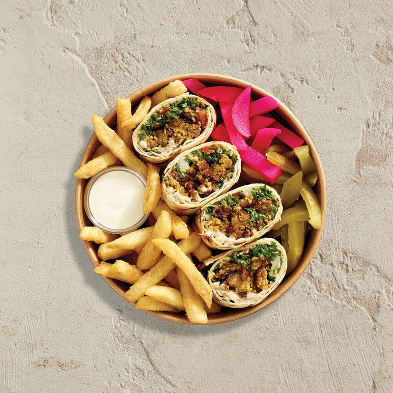 Falafel Saj Platter / Assiette de falafels Saj
