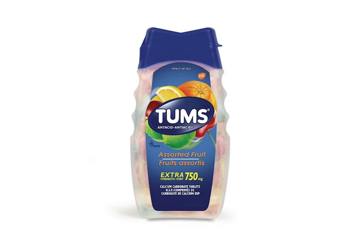 Tums Extra Strength Antacid Tablets 750mg (100 ct)