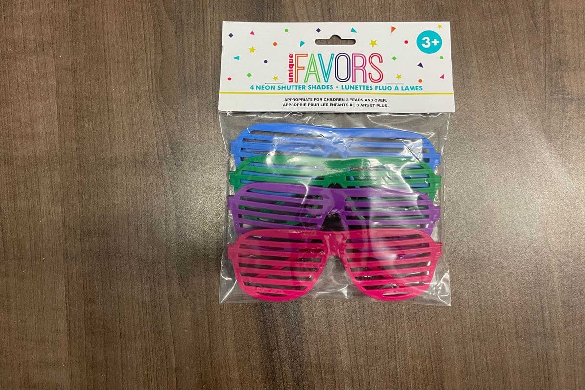 4 Neon Shutter Shades