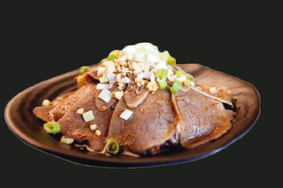 Sliced Beef and Ox Tongue in Chili Sauce