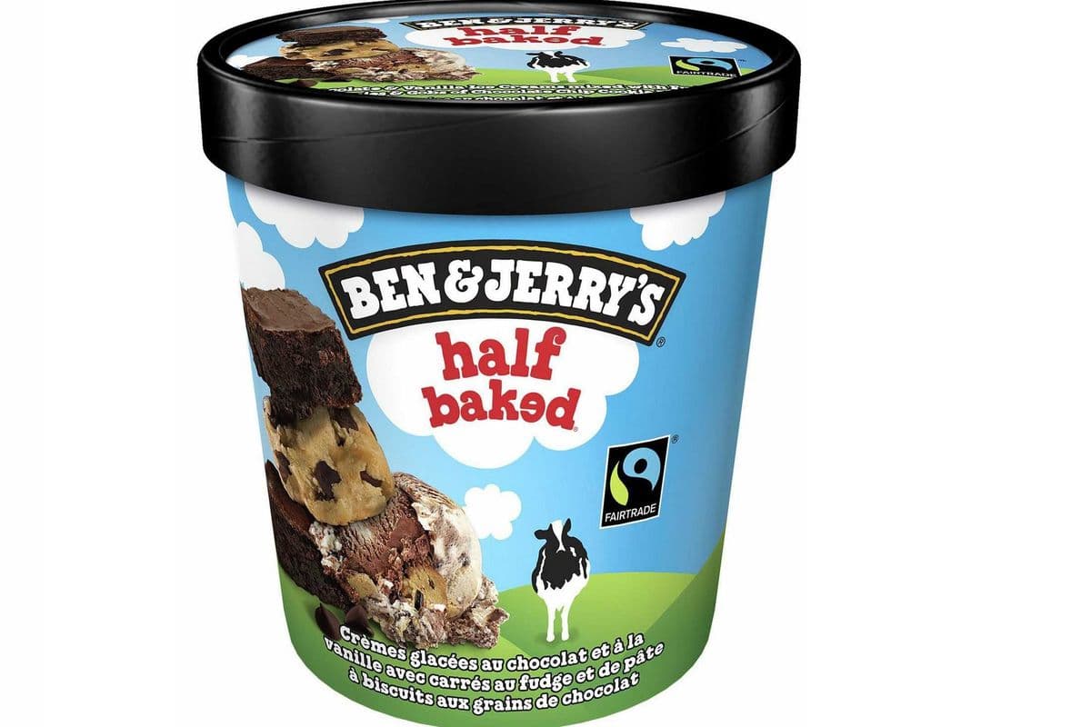 Ben & Jerry's Peanut Butter Half Baked Ice Cream(500 ml)