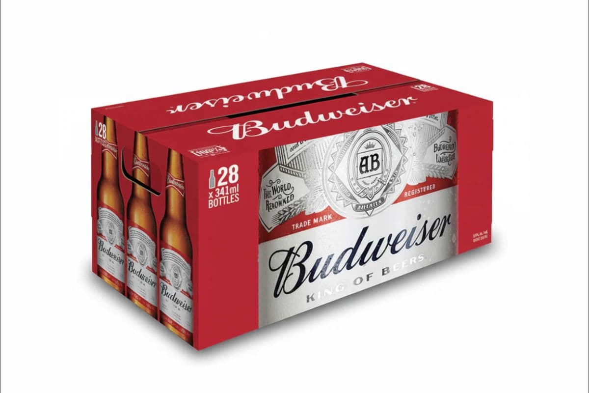 Budweiser 28 Bottle (28 x 341ml)