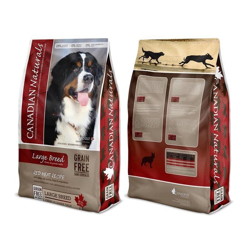 Canadian Naturals Value Series Large Breed Dog Grain Free Red Meat 28 Lb