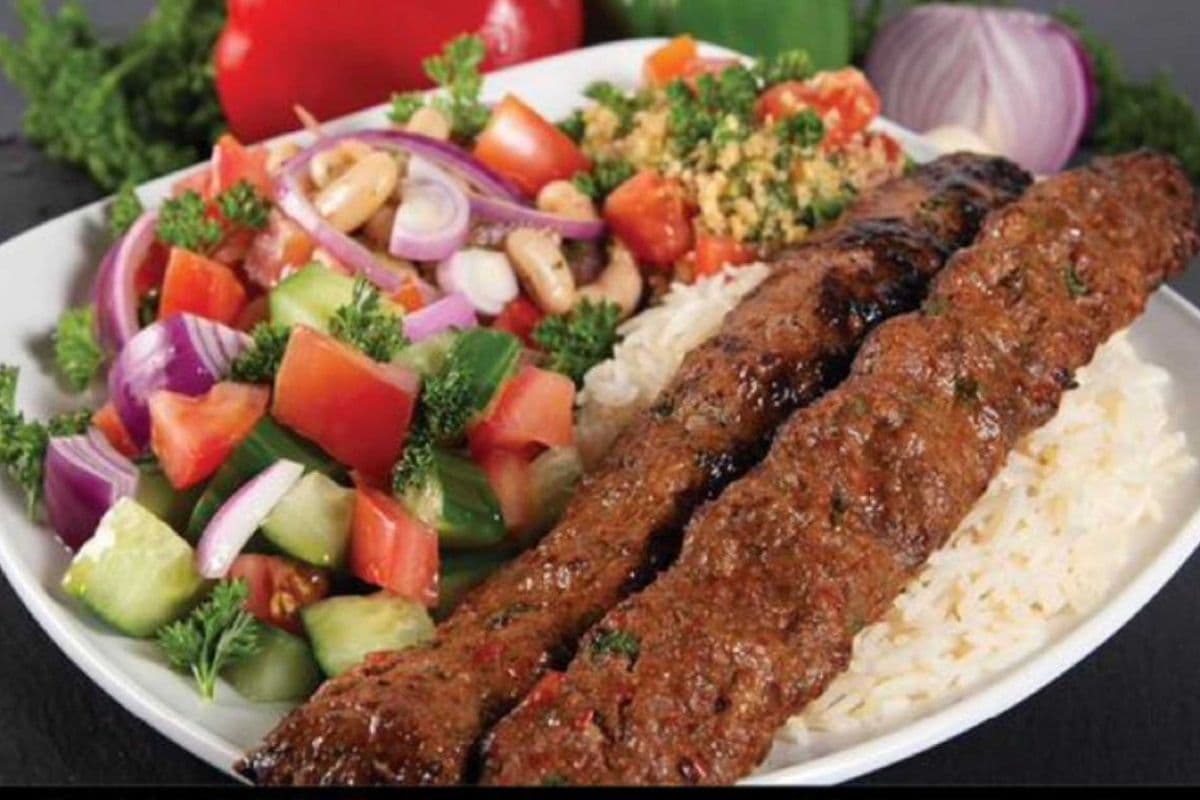 Double Skewers Adana Kebab Combo