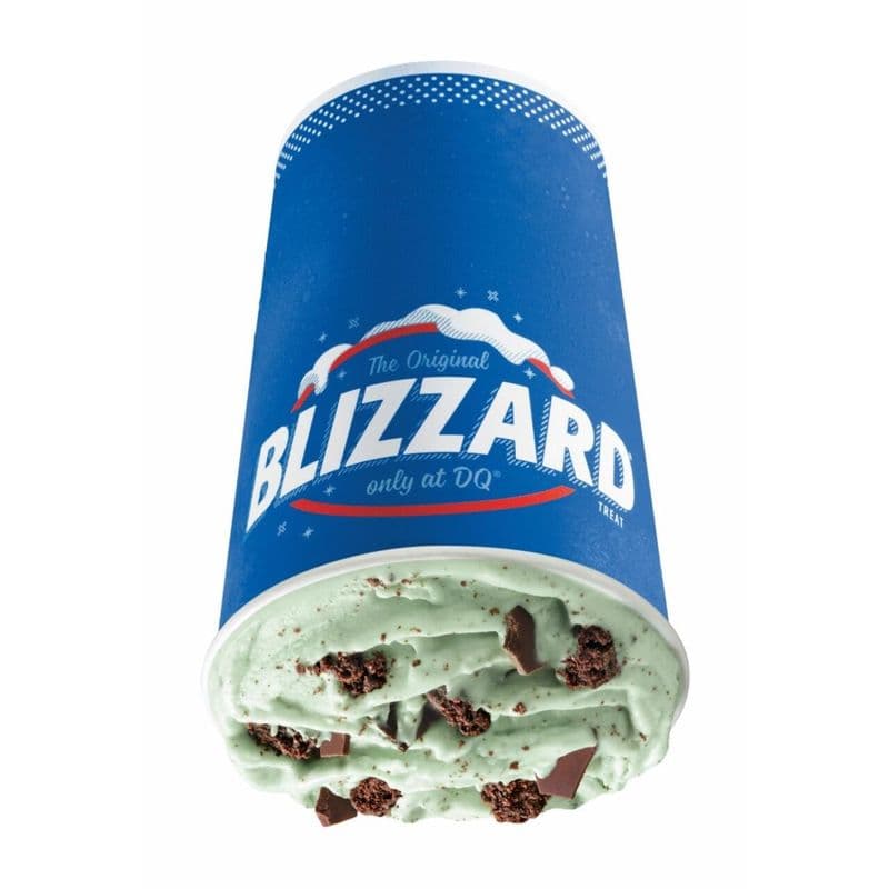 Dessert Blizzard®  au brownie et à la menthe / Blizzard® Dessert with Brownie and Mint