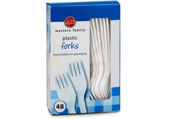 WF Disp Forks Plastic Boxed (48 Each)