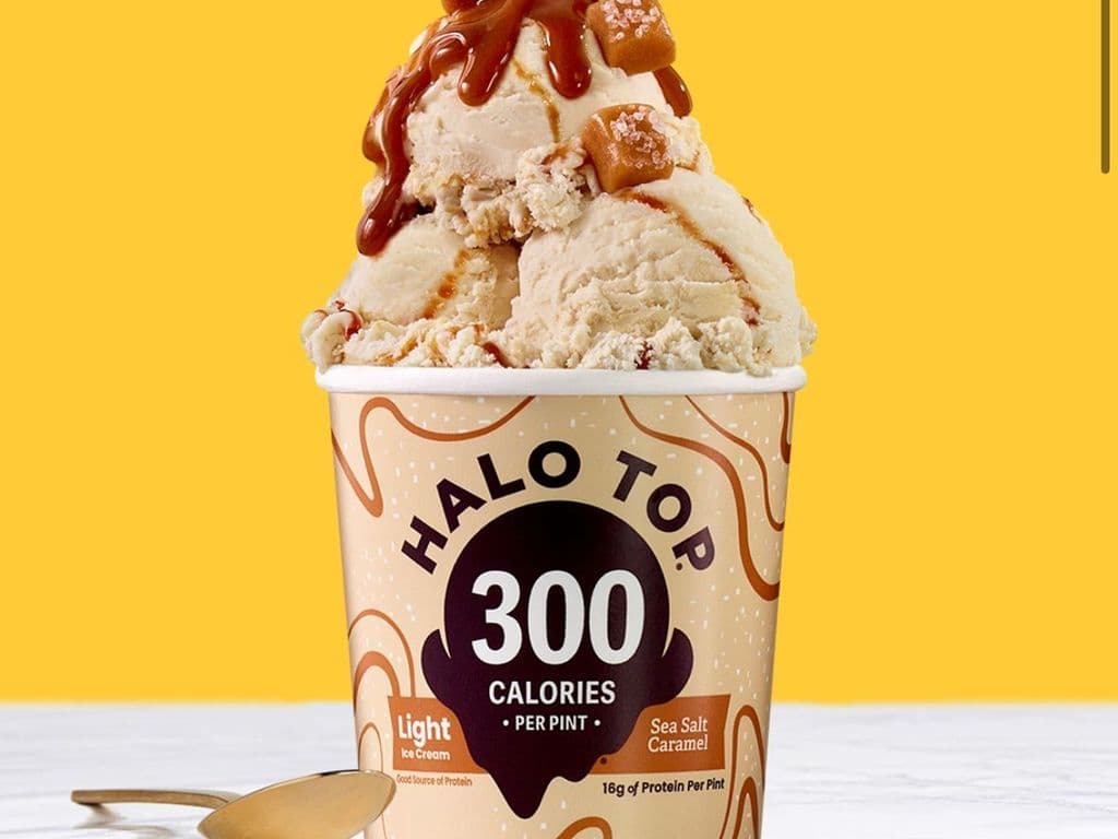 Halo Top Sea Salt Caramel (Low Calorie)