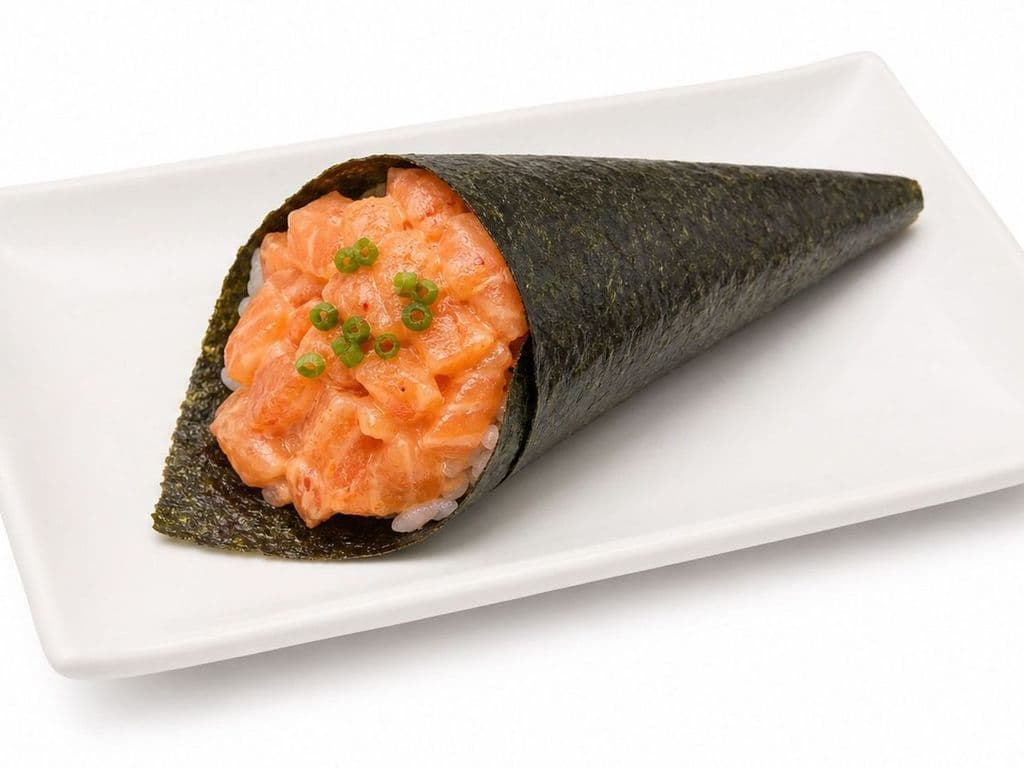 K19 Spicy Salmon Hand Roll