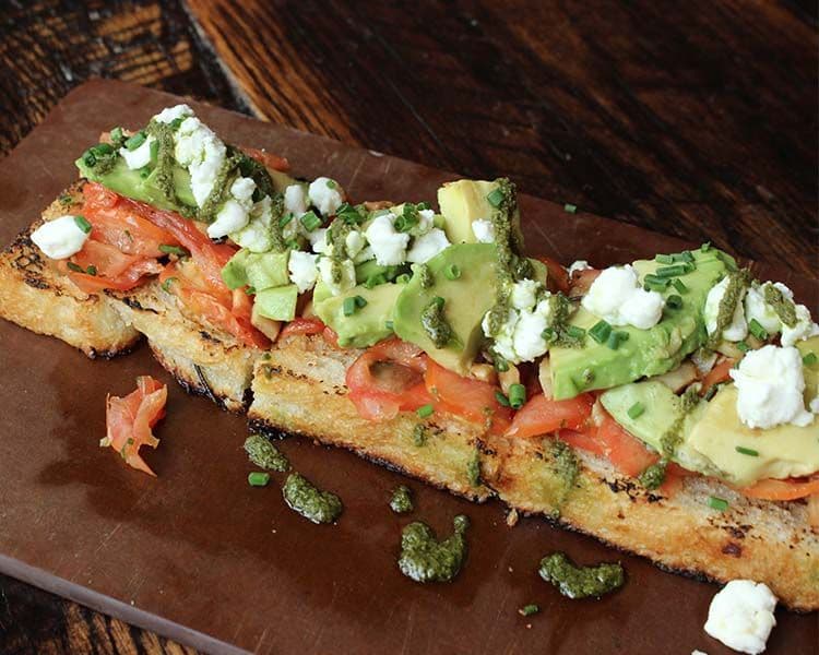 Avocado Bruschetta