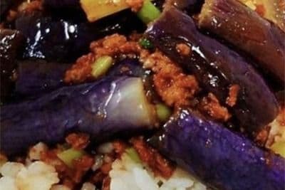H06. Spicy Eggplant on Rice 鱼香茄子饭