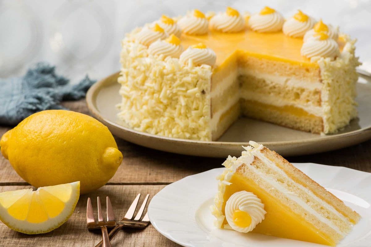 6" Lemon Mousse Cake
