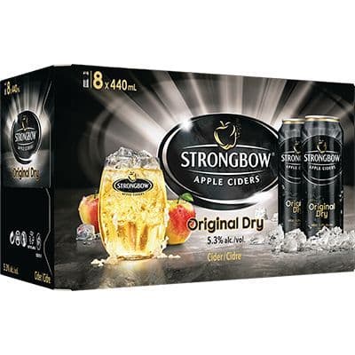 STRONGBOW APPLE CIDER 8 CAN (8 x 440ml)