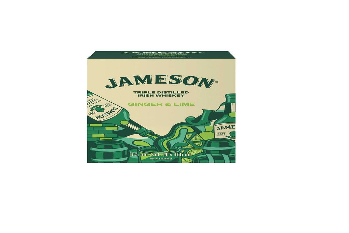 884677 - JAMESON GINGER AND LIME 4PK (4 x 355ML)