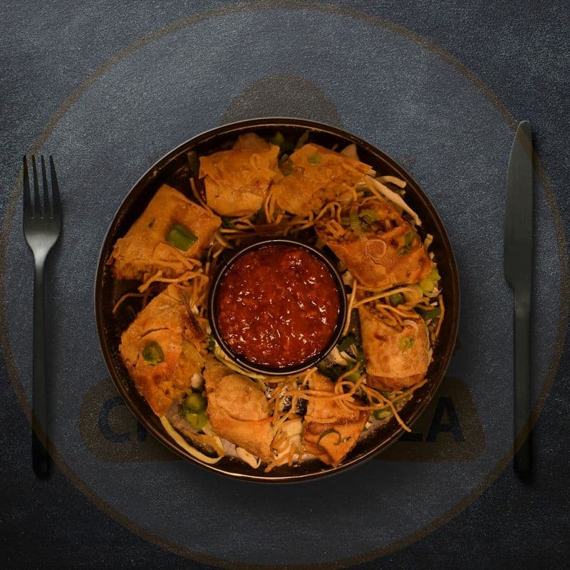 Desi Noodle Spring Roll