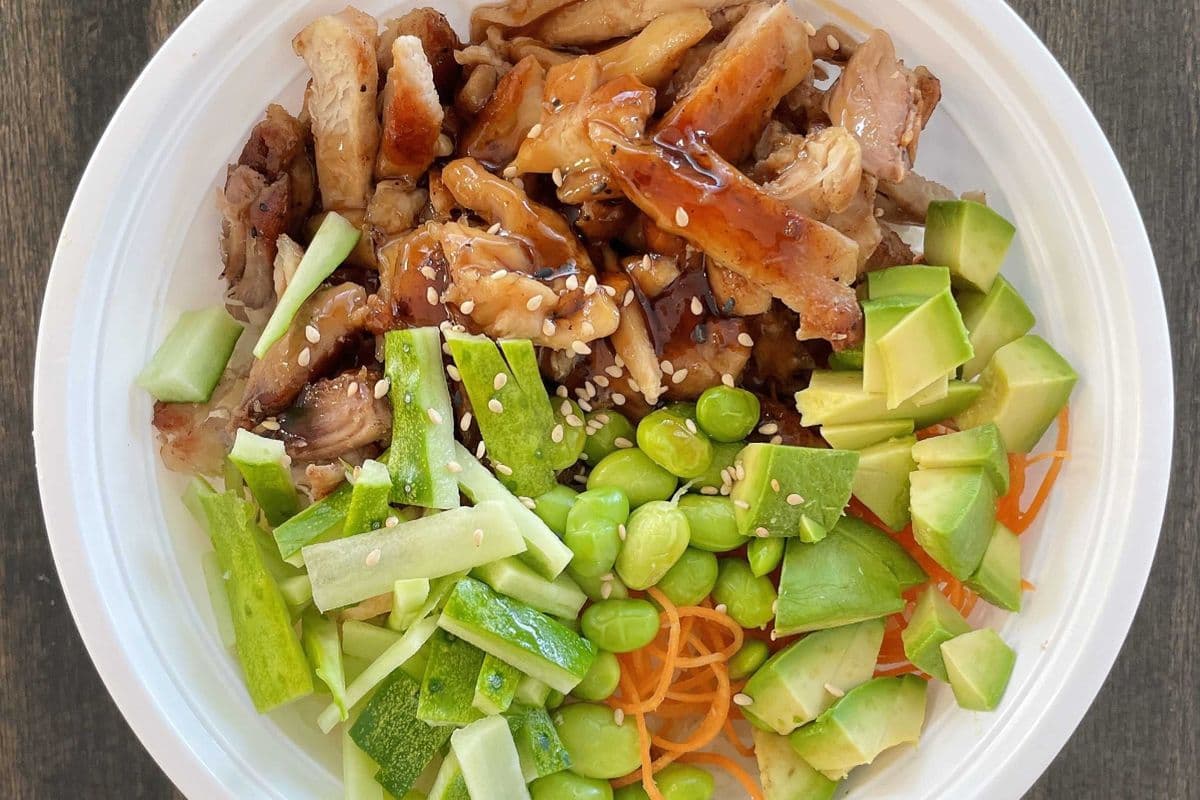 144. Chicken Poke Bowl