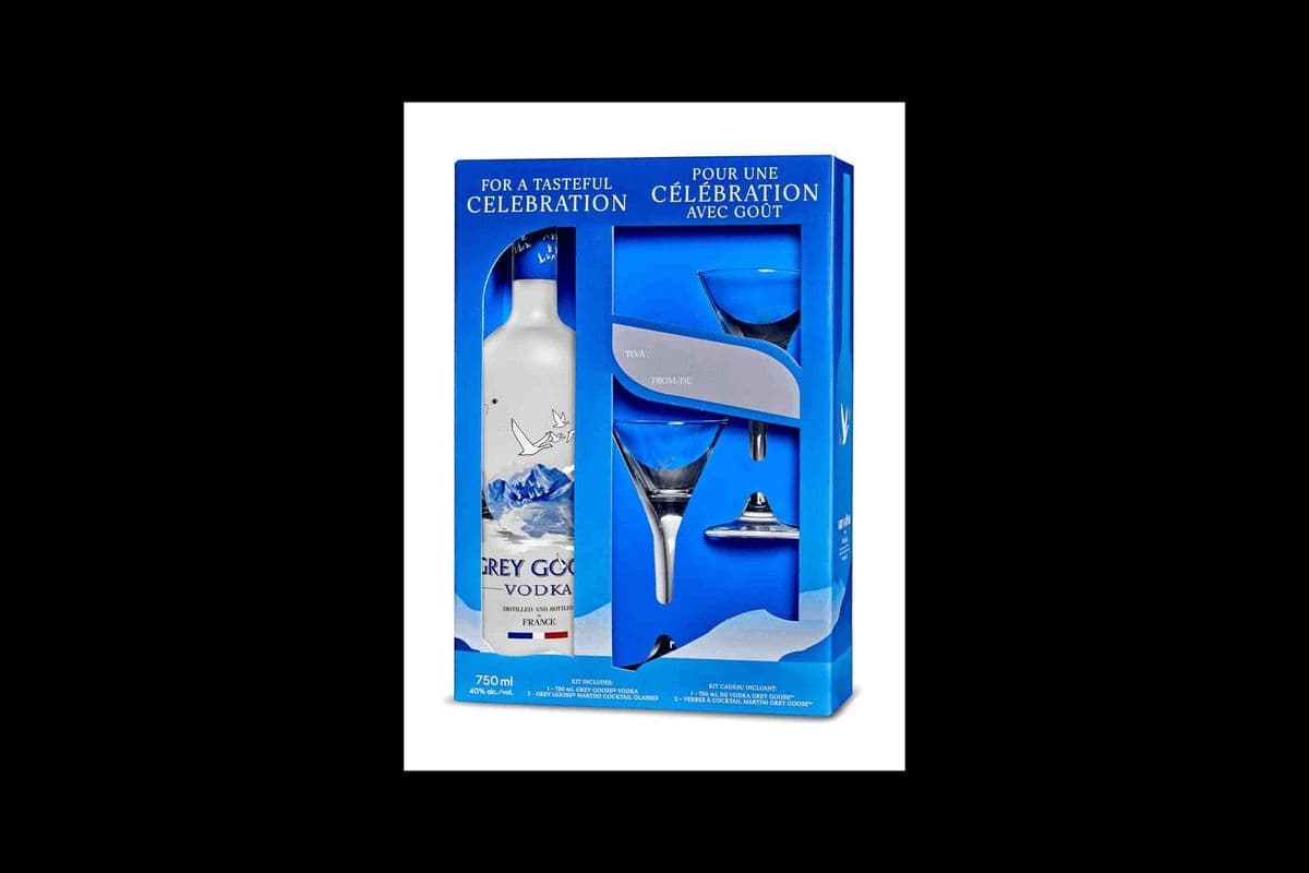 GREY GOOSE GIFT PACK-750 ML (1 x 750ML)