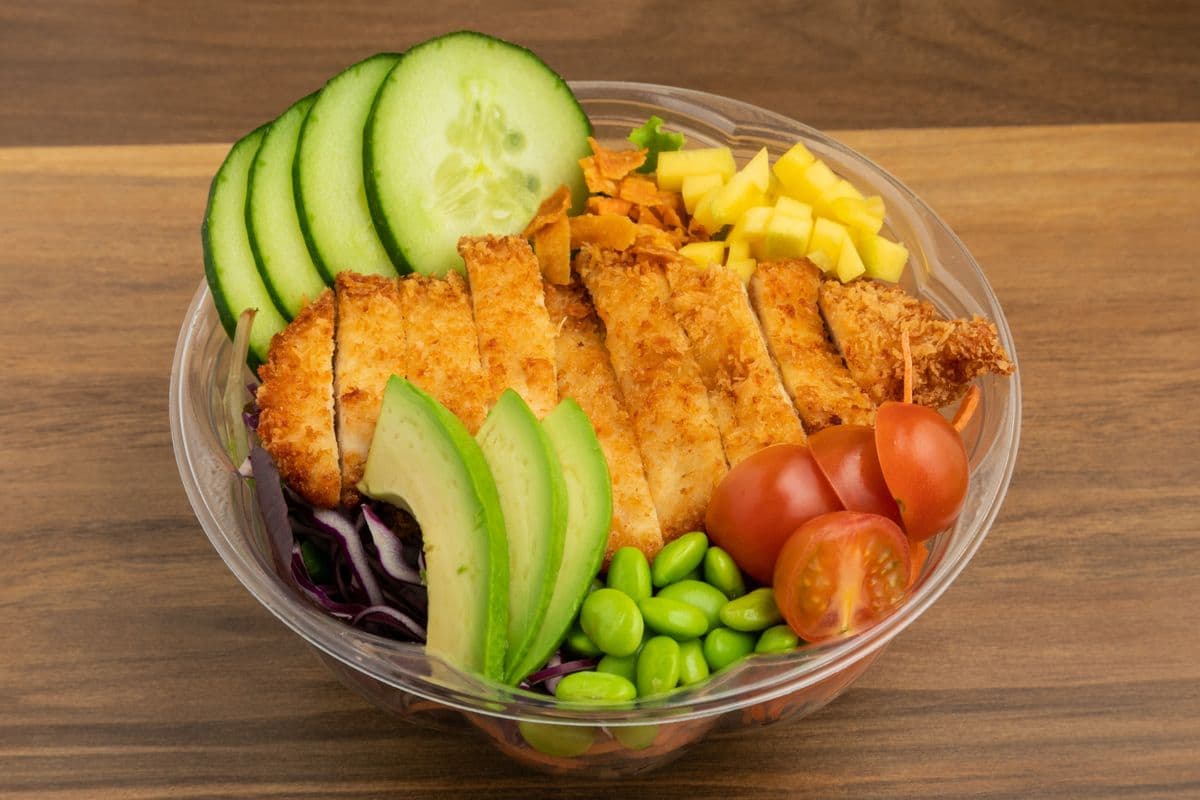 Bol poké au poulet katsu / Chicken Katsu Poke Bowl