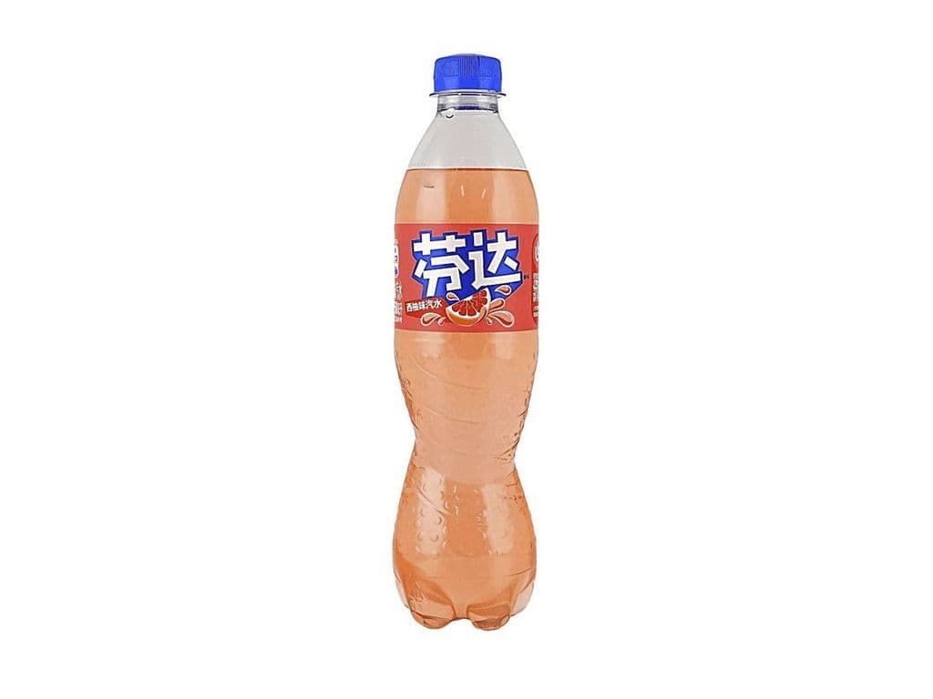 Fanta Grapefruit Chinese Soda 500ml Bottle Asian Drink