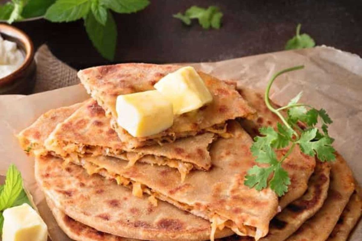 Double Paratha Plate