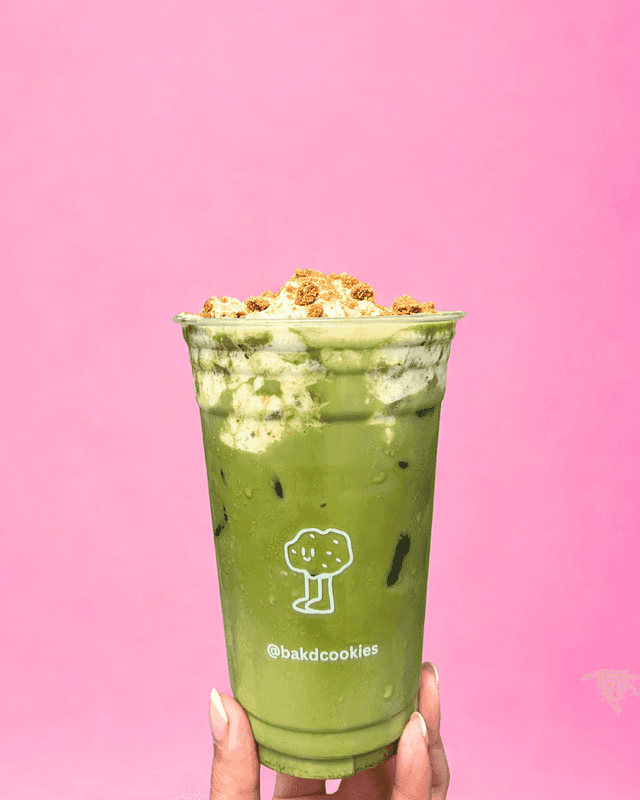 Biscoff Banana Pudding Matcha