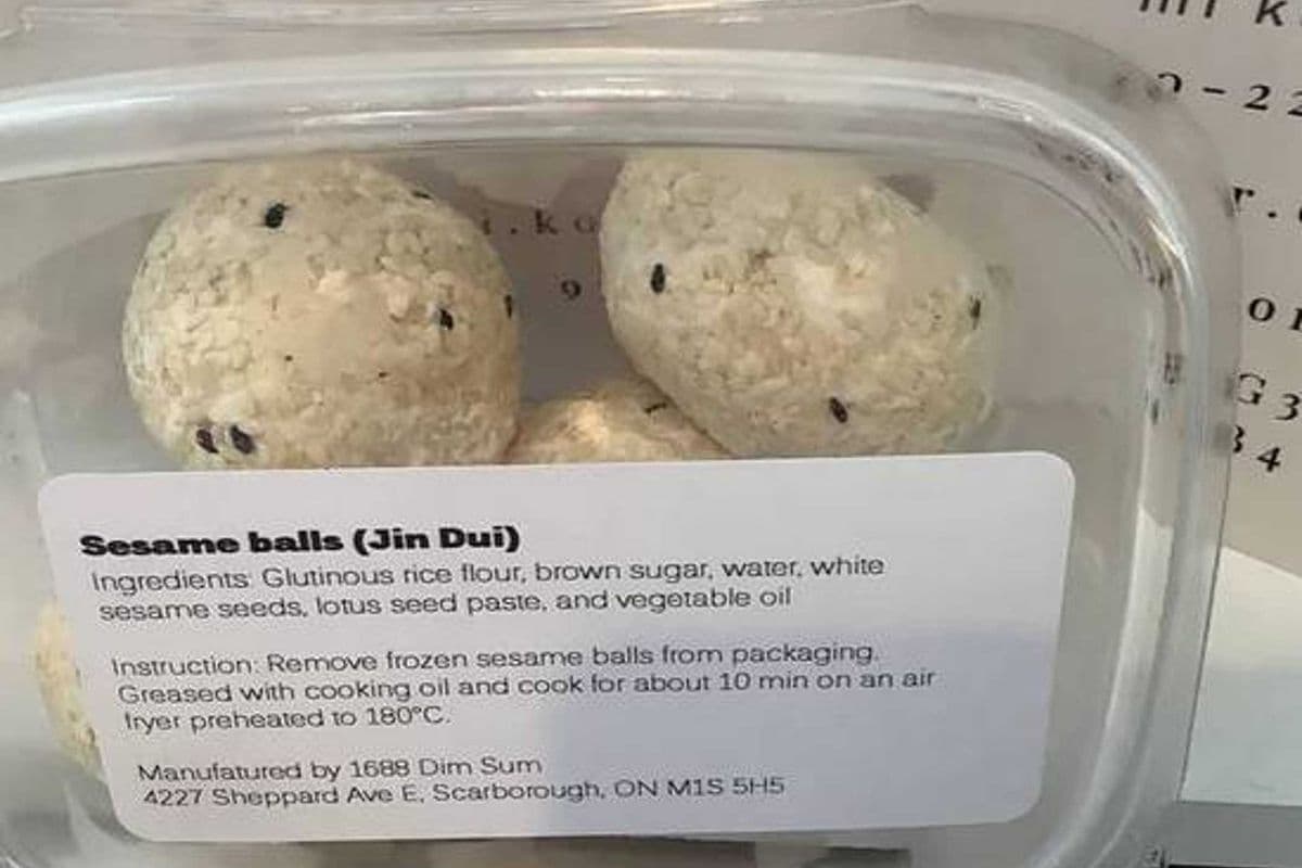 Sesame Balls [Frozen Dim Sum - 4 pieces]