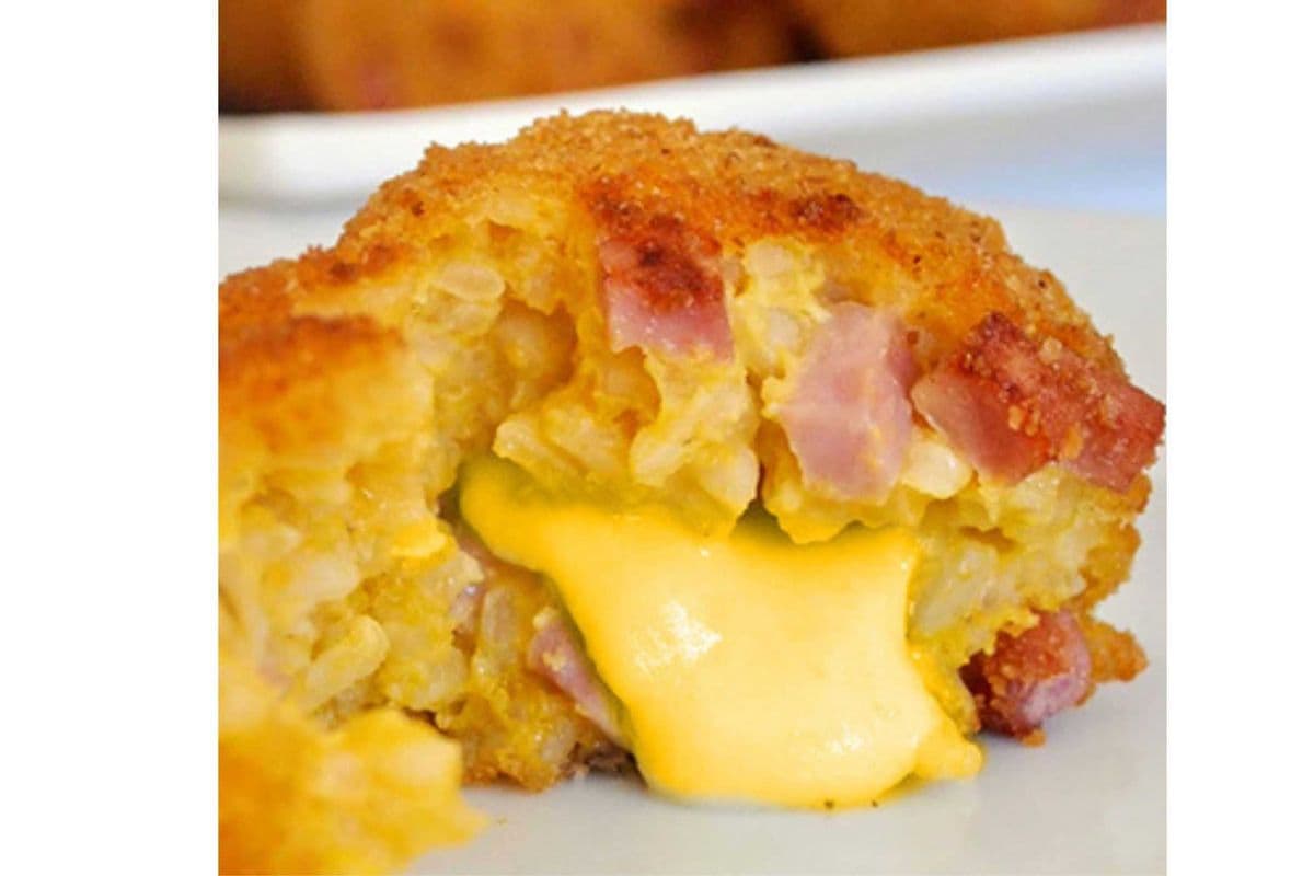 6 Bacon Cheddar Arancini and 1 Dipping Sauce