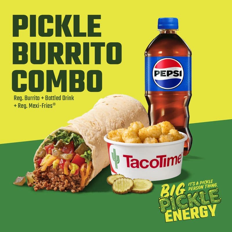 BOLD PICKLE BURRITO COMBO
