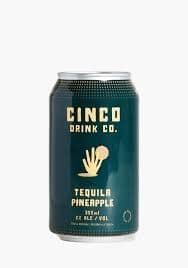 CINCO TEQUILA SODA PINEAPPLE SINGLE (355ML)