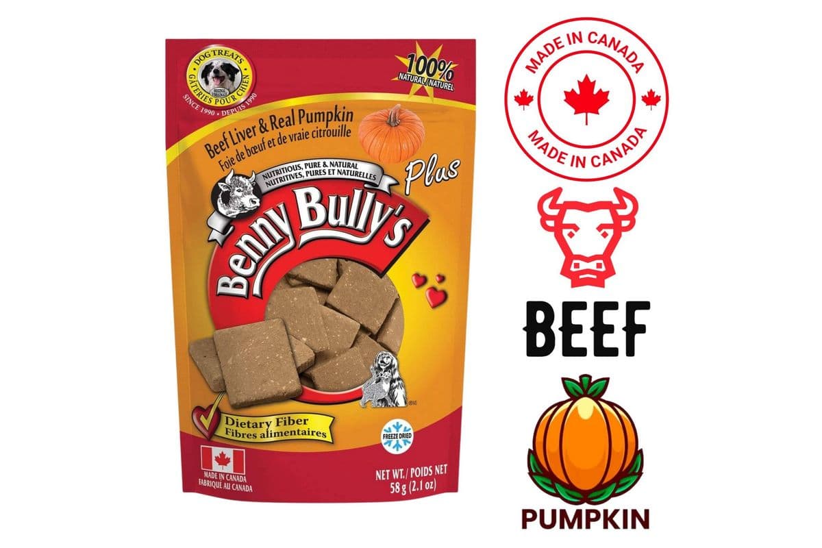 Benny Bully's - Liver Chops & Pumpkin Dog Treats (58 g)