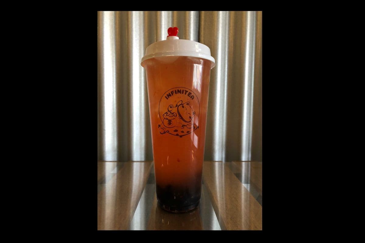 15. Strawberry Ruby Guava Fruit Tea (16 oz or 23 oz)