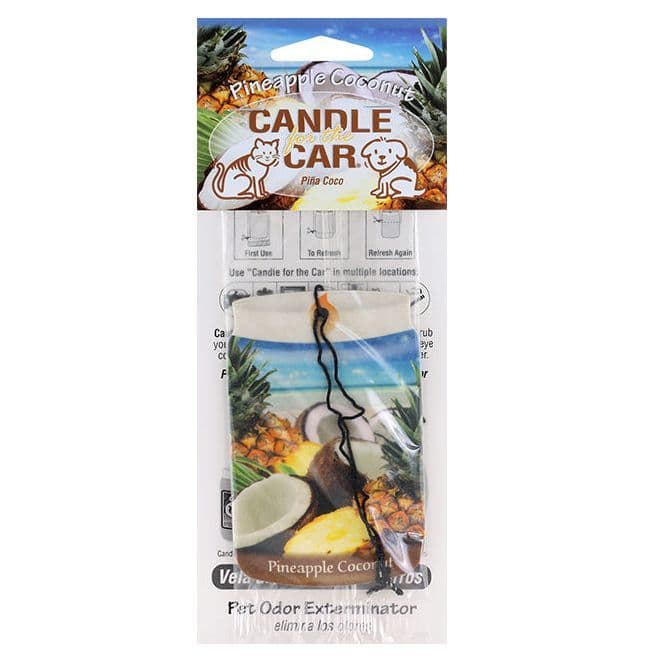Candle For The Car Pineapple-Coconut Car Air Freshener