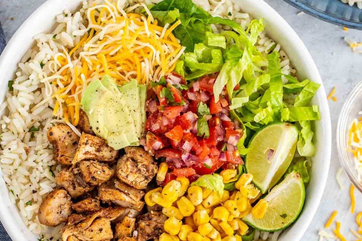 Huge - Naked Burrito (Burrito Bowl combo)