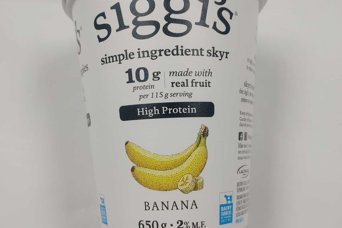 Siggi's Banana Yogurt (650g) (110 Cal)